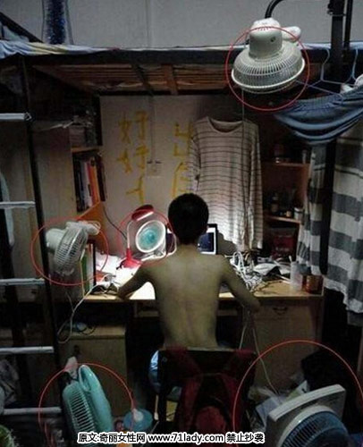 不仅能给自己降温,还能给电脑散热~