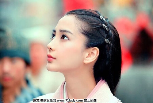 angelababy古装造型曝光 古装被赞惊艳迷人