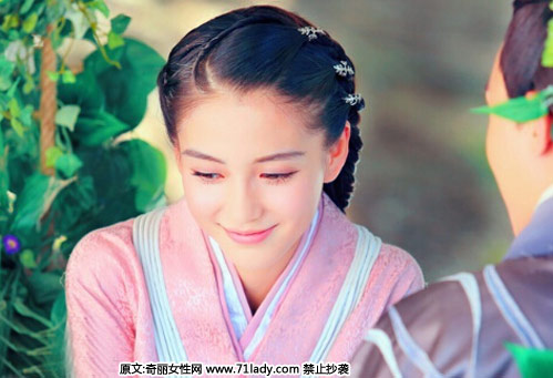 angelababy古装造型曝光 古装被赞惊艳迷人