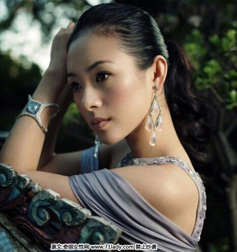 中国女星最标致的10张美人脸,章子怡