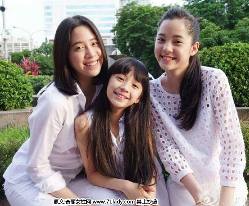 欧阳娜娜三姐妹照片 三姐妹均才貌双全清纯靓丽
