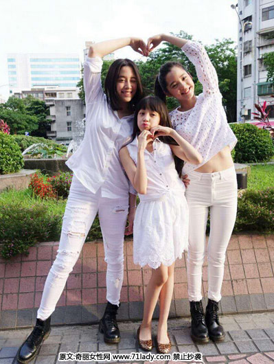 欧阳娜娜三姐妹照片 三姐妹均才貌双全清纯靓丽