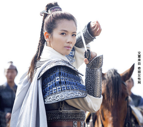 《琅琊榜》女战神刘涛海报 驰骋沙场气场十足