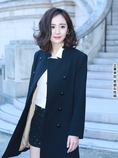 2016春夏巴黎时装周明星妆容 刘诗诗清新氧气妆