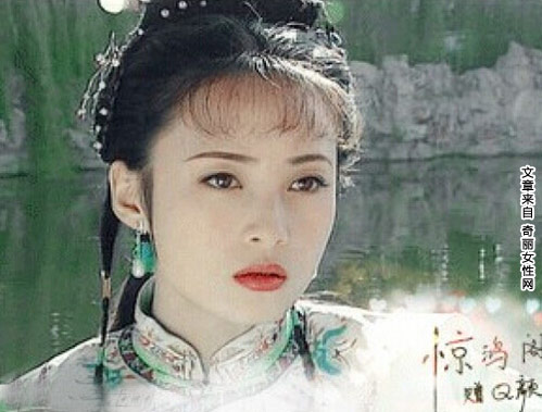 蒋勤勤年轻古装剧照 尽显温婉如水的气质