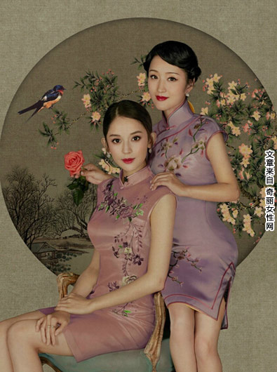 《偶像来了》十位女神旗袍画报曝光