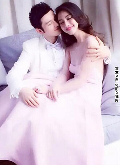 黄晓明baby婚纱照 与baby唯美婚纱照全套欣赏