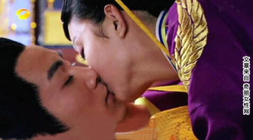 【陈晓赵丽颖吻戏】两人吻戏不借位照片合集