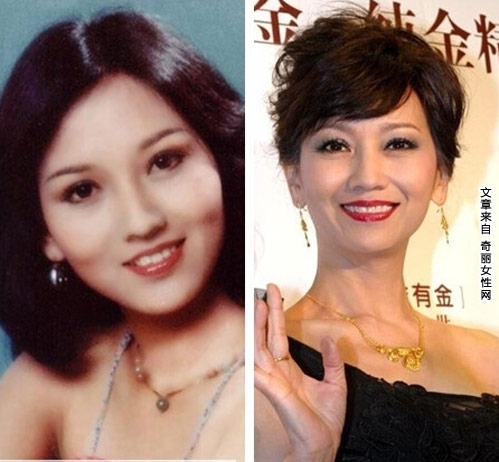 赵雅芝红帽过圣诞 赵雅芝保养得宜近照皮肤白皙