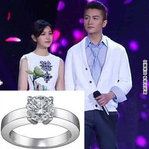 陈晓求婚钻戒曝光 陈晓求婚陈妍希图片大盘点