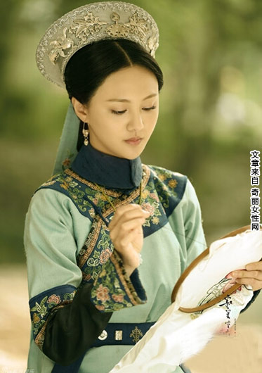 郑爽古装剧照 古装电视剧造型清丽有气质