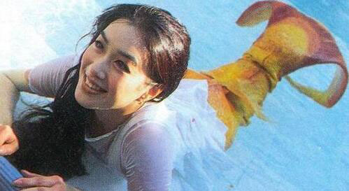 钟丽缇美人鱼旧照 22年前性感美人鱼剧照美艳迷人