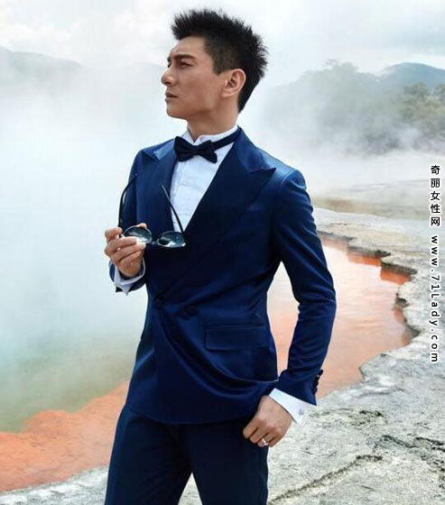刘诗诗吴奇隆结婚照,吴奇隆西装革履帅气迷人