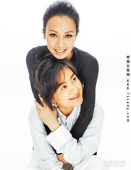 林青霞继女登封面 继女邢嘉倩写真美艳迷人