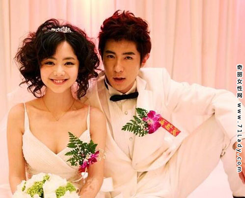 谭松韵婚纱照 身穿白色婚纱被称最纯小新娘