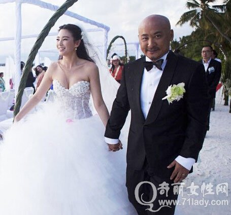 王全安和张雨绮结婚照