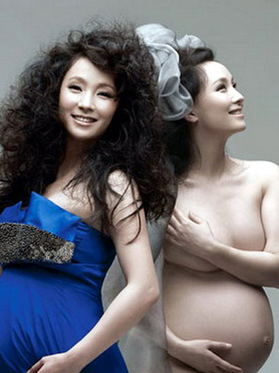 盘点明星妈妈大肚照:孙俪大肚照曝光,明星妈妈怀孕大肚照登封面的不在少数,像叶一茜,曹颖,陶虹等等女星都晒过自己的幸福大肚照,一起欣赏下吧!