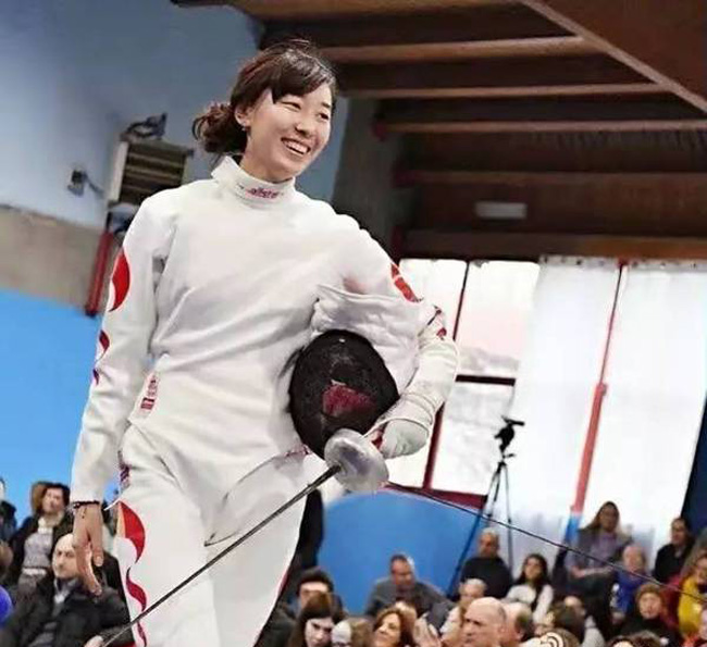 中国击剑第一美女 一个不是只靠颜值吸粉的运动员