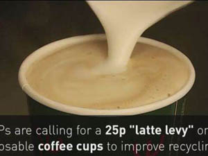 英国征收咖啡杯税 国家出面是为了落实环保政策