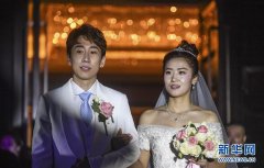 短道速滑名将韩天宇、刘秋宏在抚顺举行婚礼