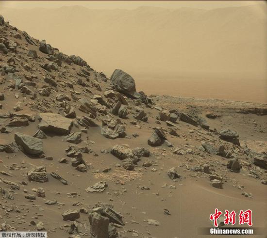资料图:美国国家航空航天局(NASA)发布的火星影像。 资料图:美国国家航空航天局(NASA)发布的火星影像。