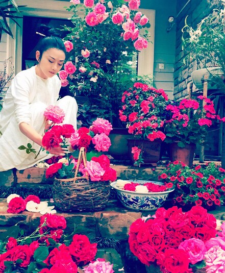 杨丽萍白裙花海起舞仙气十足 年过半百似仙女 杨丽萍白裙花海起舞仙气十足 年过半百似仙女